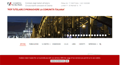 Desktop Screenshot of comitescolonia.de