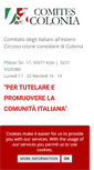 Mobile Screenshot of comitescolonia.de