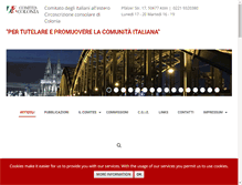 Tablet Screenshot of comitescolonia.de